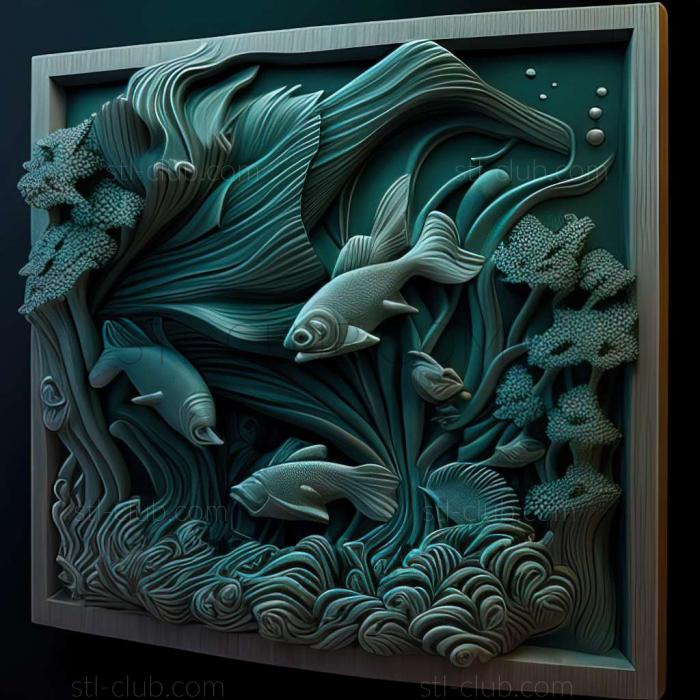 3D model underwater (STL)